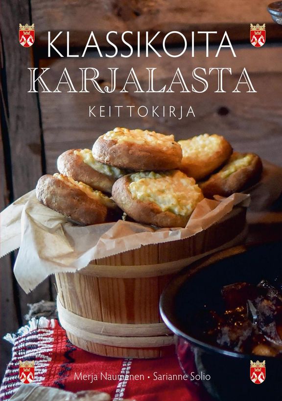 Klassikoita Karjalasta keittokirjan kansi